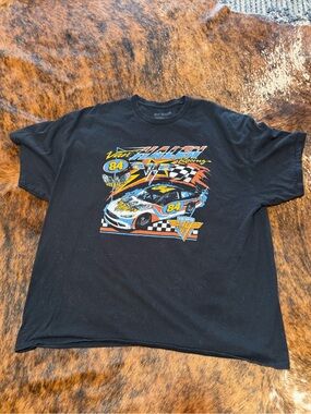 Van Halen Rock Band Mens Black 2XL 84 Nascar Motorsport Racing Shirt